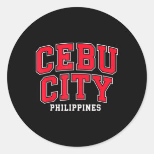 Cebu City Ph Pinoy Philippinen Philippinische Männ Runder Aufkleber