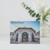 Cebu City, Philippinen Postcard. Postkarte (Stehend Vorderseite)