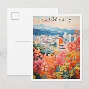 Cebu City Philippinen Reise Ästhetik Postkarte