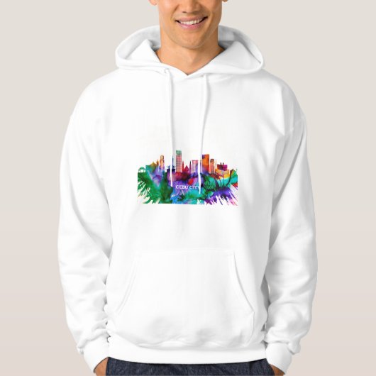 Cebu City Skyline Hoodie (Vorderseite)