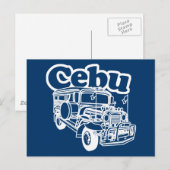 Cebu-Dschunke Postkarte (Vorne/Hinten)