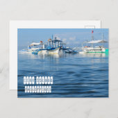 Cebu-Insel auf den Philippinen Postkarte (Vorne/Hinten)