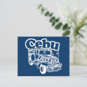 Cebu Jeepney Postkarte (Stehend Vorderseite)