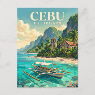 Cebu Philippinen Postkarte
