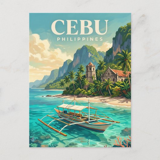 Cebu Philippinen Postkarte (Vorderseite)