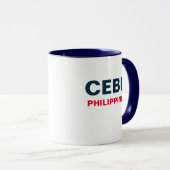 Cebu Philippines Coffee Tasse (VorderseiteRechts)