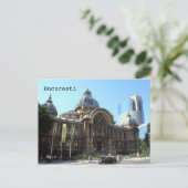 CEC-Palast in Bukarest Postkarte (Stehend Vorderseite)