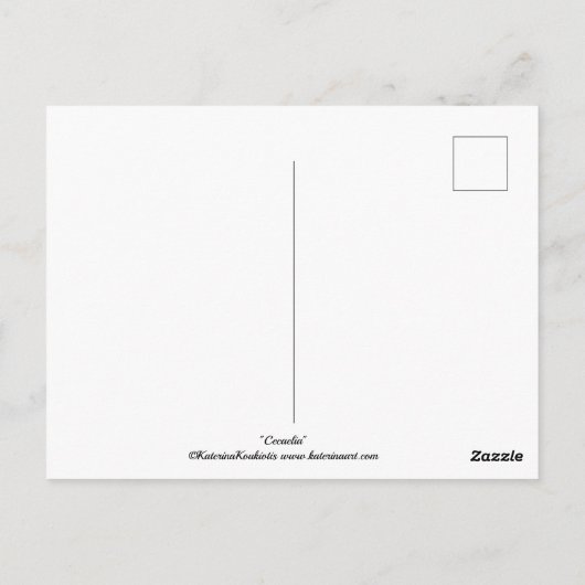 Cecaelia mythology mermaid postcard postkarte (Rückseite)