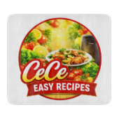 Cece Easy Recipe Cutting Board Schneidebrett (Vorderseite)