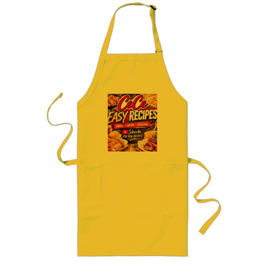 Cece Easy Recipes Apron Lange Schürze (Vorne)