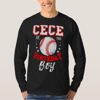 Cece of the Birthday Boy Baseball Theme Bday Celeb T-Shirt