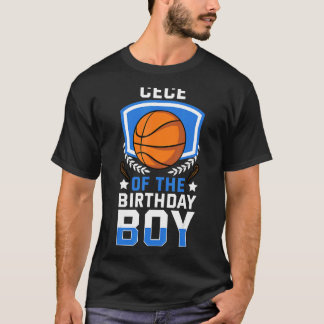 Cece of The Birthday Boy Basketball Family Celebra T-Shirt