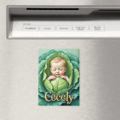 CECELY ~ In Cabbage Patch ~ Magnet (In Situ (Geschirrspüler))