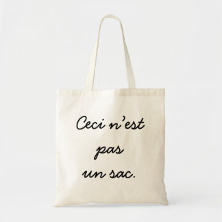 Ceci n’est pas un sac. tragetasche