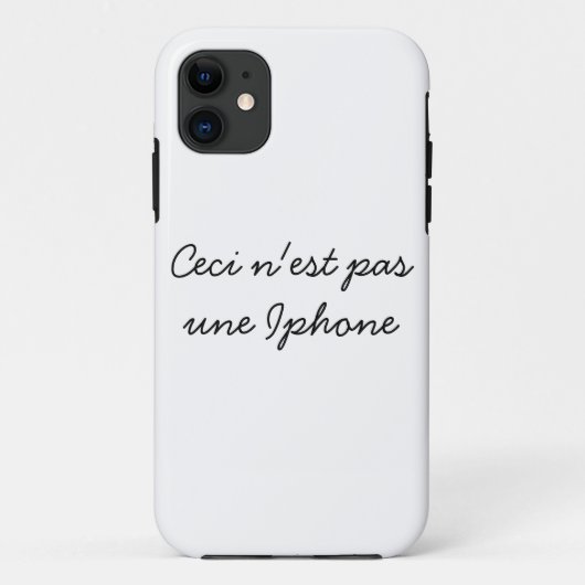 Ceci n'est Pas une Iphone Case-Mate iPhone Hülle (Rückseite)