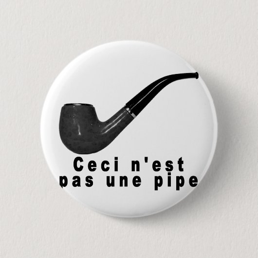Ceci n'est Pas une Rohr-Gekritzel shirt.png Button (Vorderseite)