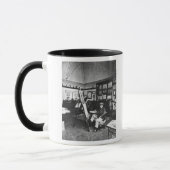 Cecil Aldin in seinem Studio Tasse (Links)