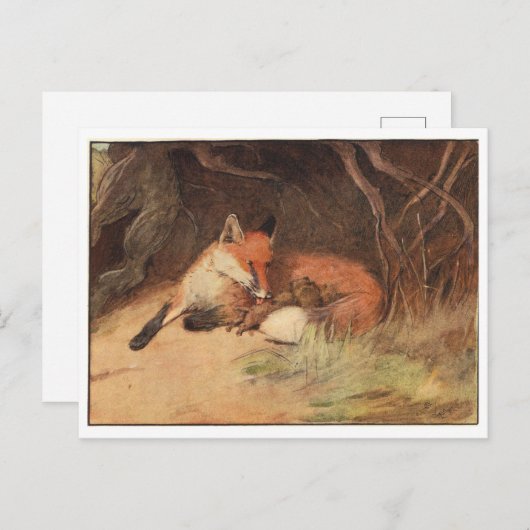 Cecil Aldin Postkarten (Vorne/Hinten)