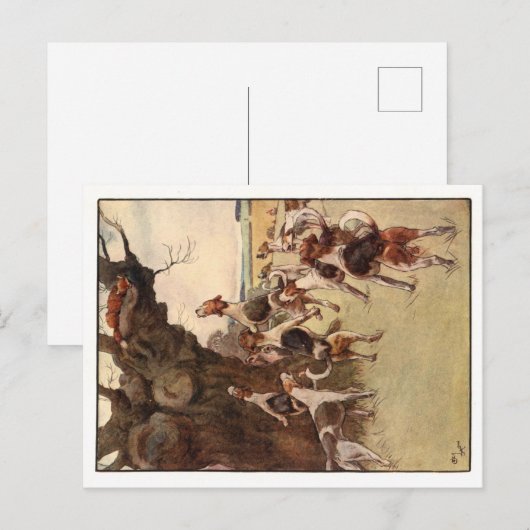 Cecil Aldin Postkarten (Vorne/Hinten)