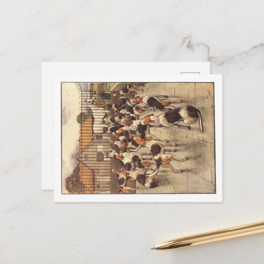 Cecil Aldin Postkarten (Vorderseite/Rückseite Beispiel)