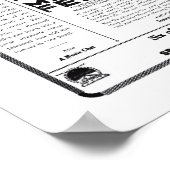 Cecil B. DeMille 1922 Vintages Werbeplakat Poster (Ecke)