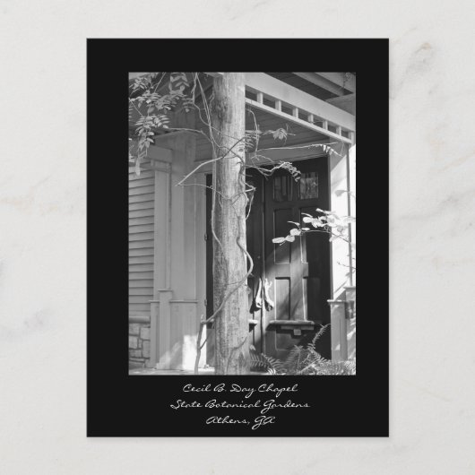 Cecil B. Tageskapelle, Botanischer Garten, Athen, Postkarte (Vorderseite)
