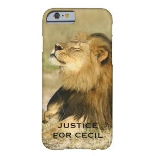 Cecil der Löwe getötet in Afrika-Gerechtigkeit Barely There iPhone 6 Hülle