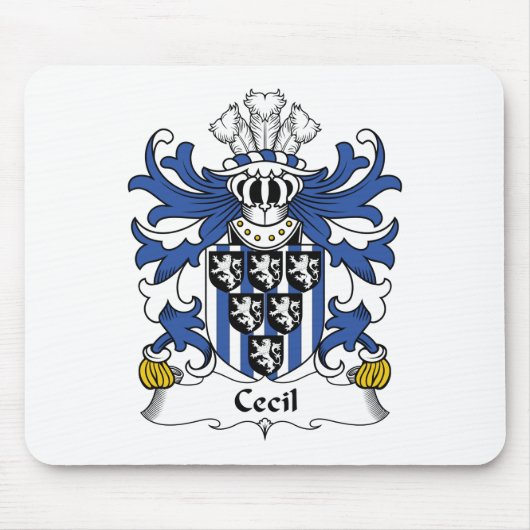 Cecil-Familienwappen Mousepad (Vorne)