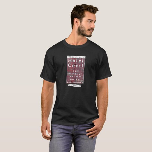 Cecil Hotel Los Angeles Hotel Cecil T-Shirt (Vorne ganz)