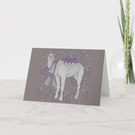 Cecil kleidete und Diggin Paisley an! Dankeskarte (Vorderseite)