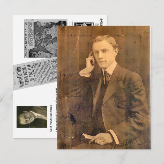 Cecil Stone Postkarte (Vorne/Hinten)