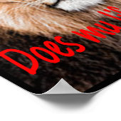 Cecil the Lion - Ich wurde für Sport getötet Poster (Ecke)