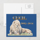 Cecil The Lion Postkarte (Vorne/Hinten)