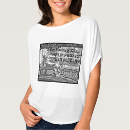 Cecil the Lion, Schütze unsere Wildnis! T-Shirt