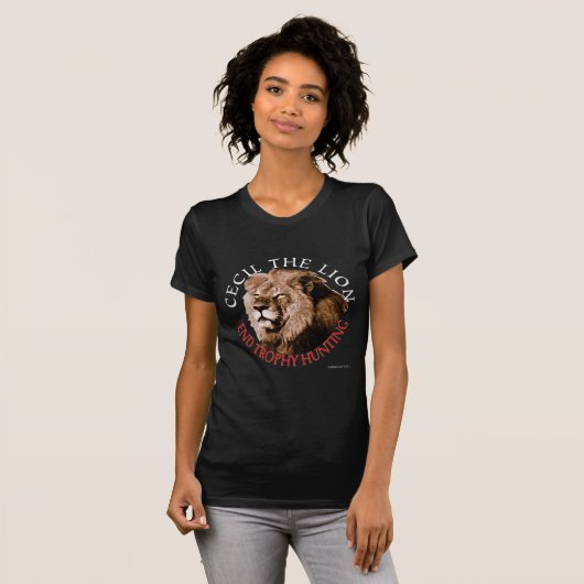 Cecil The Lion T-Shirt (Vorne ganz)