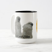 Cecil- und Chloe-Tasse Zweifarbige Tasse (Vorderseite Links)