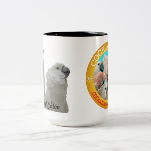 Cecil- und Chloe-Tasse Zweifarbige Tasse (Mittel)