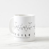 Cécile Peptidname Tasse (Vorderseite Links)