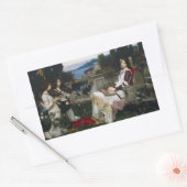 Cecilia (1895) rechteckiger aufkleber (Umschlag)
