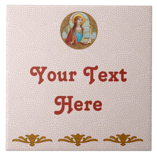 Cecilia (BK 003) Keramik Tile 2 Fliese (Vorderseite)