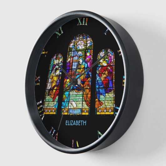 Cecilia Organnachahmung Gestaltetes Glas Uhr (Winkel)