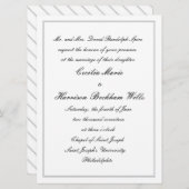 Cecilia: Traditionelle Einladung zur Hochzeit (sch (Vorne/Hinten)