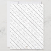 Cecilia: Traditionelle Einladung zur Hochzeit (sch (Rückseite)