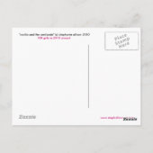 Cecilia und Centipede Postkarte (Rückseite)