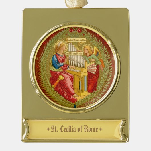 Cecilia von Rom (SNV 36) Banner-Ornament Gold (Vorderseite)