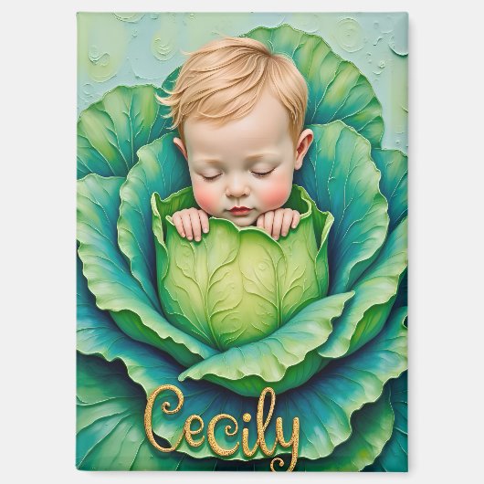 CECILY ~ Im Kohlkopf ~ Magnet (Vorderseite)