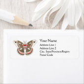Cecropia Moth Address Labels (Insitu)