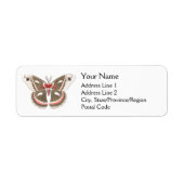 Cecropia Moth Address Labels (Vorne)