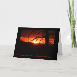 CEDA - Idaho-Sonnenuntergang-Karte. - Besonders Karte