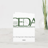 CEDA - Idahos Ostgospel See - besonders Karte (Rückseite)